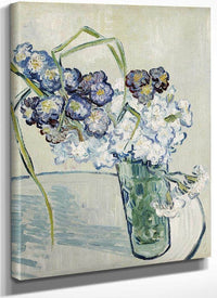 Still Life Vase Of Carnations By Vincent Van Gogh Fine Art Print