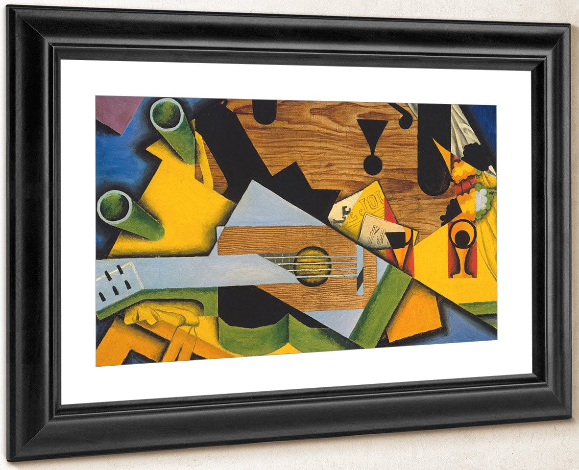 Still Life With A Guitar By Juan Gris Fine Art Print