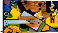 Still Life With A Guitar Painting Juan Gris Canvas Art Fine Art Print