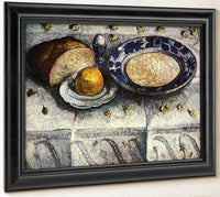 Still Life With A Plate Of Milk By Paula Modersohn Becker Fine Art Print