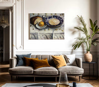 Still Life With A Plate Of Milk By Paula Modersohn Becker Fine Art Print