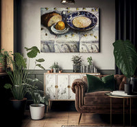 Still Life With A Plate Of Milk By Paula Modersohn Becker Fine Art Print