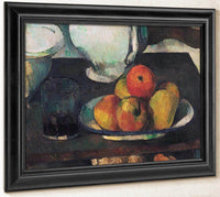 Still Life With Apples And A Glass Of Wine By Cezanne Paul Fine Art Print