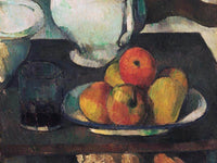 Still Life With Apples And A Glass Of Wine By Cezanne Paul Fine Art Print