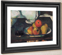 Still Life With Apples And A Glass Of Wine By Cezanne Paul Fine Art Print