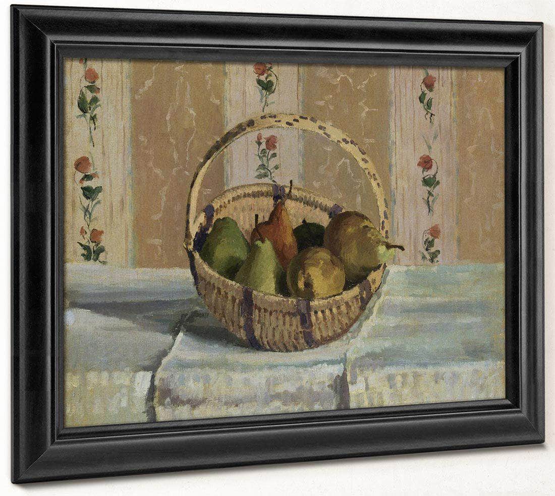 Still Life With Apples And Pears 1872 2 By Camille Pissarro Fine Art Print