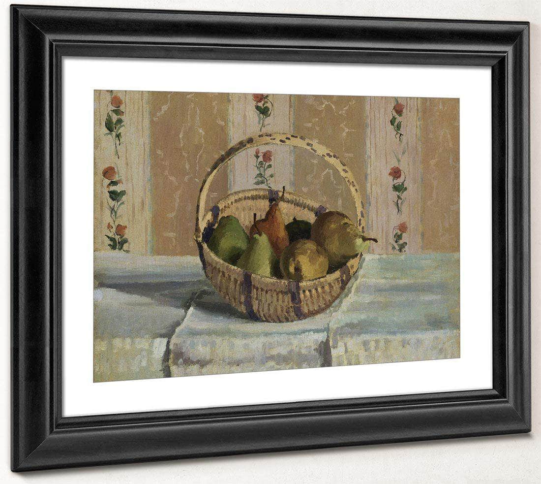 Still Life With Apples And Pears 1872 2 By Camille Pissarro Fine Art Print