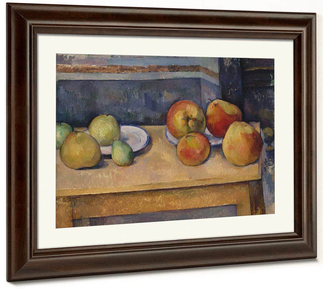 Still Life With Apples And Pears 1892 By Paul Cezanne Fine Art Print