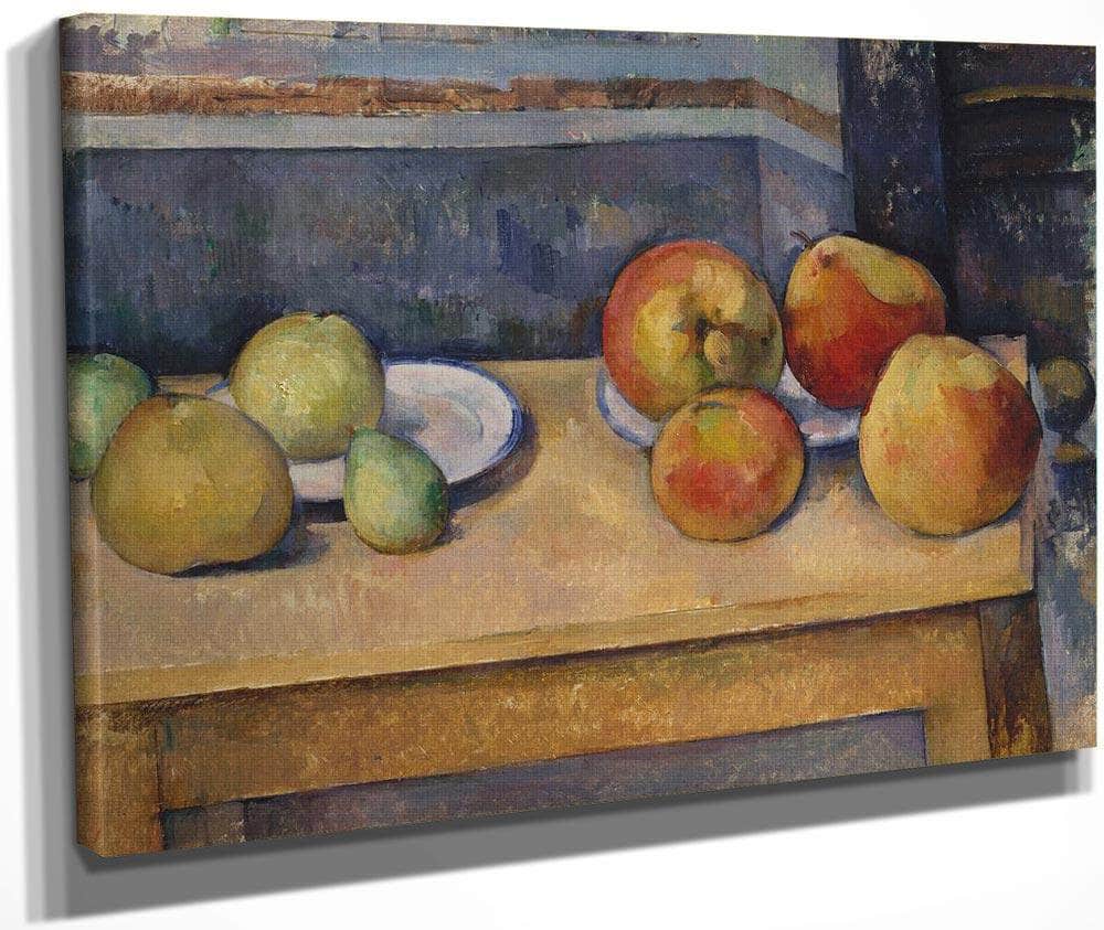 Still Life With Apples And Pears 1892 By Paul Cezanne Fine Art Print