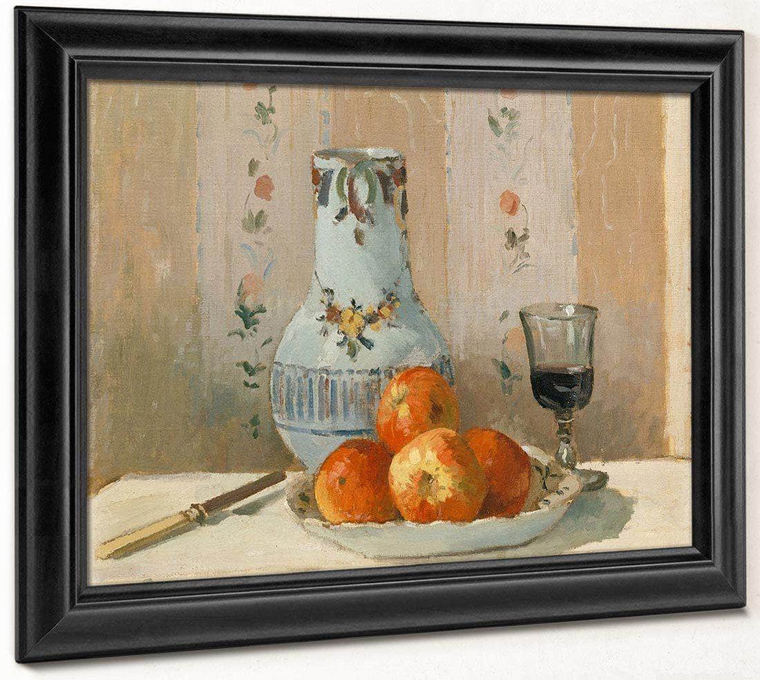 Still Life With Apples And Pitcher 1872 By Camille Pissarro Fine Art Print