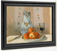 Still Life With Apples And Pitcher 1872 By Camille Pissarro Fine Art Print