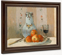 Still Life With Apples And Pitcher 1872 By Camille Pissarro Fine Art Print