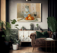 Still Life With Apples And Pitcher 1872 By Camille Pissarro Fine Art Print