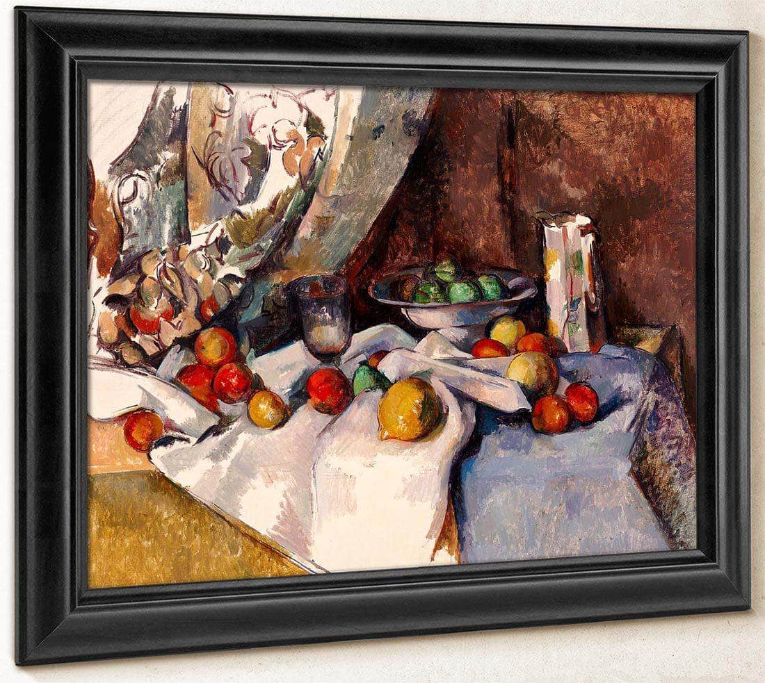 Still Life With Apples By Cezanne Paul Fine Art Print
