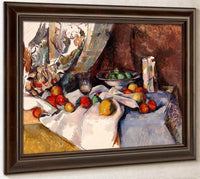 Still Life With Apples By Cezanne Paul Fine Art Print