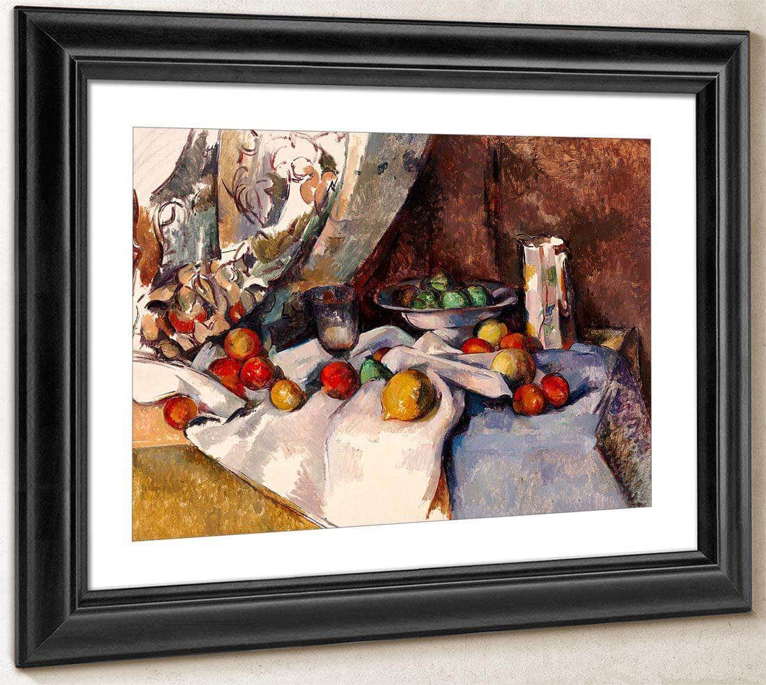 Still Life With Apples By Cezanne Paul Fine Art Print
