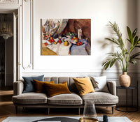 Still Life With Apples By Cezanne Paul Fine Art Print