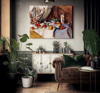 Still Life With Apples By Cezanne Paul Fine Art Print