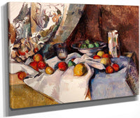 Still Life With Apples By Cezanne Paul Fine Art Print