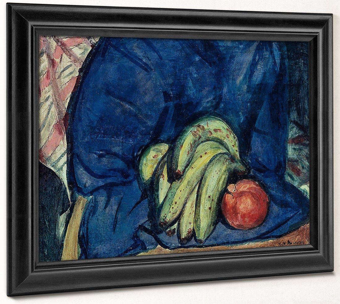 Still Life With Bananas And Pomegranate By Alfred Henry Maurer Fine Art Print