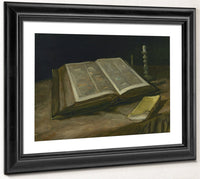 Still Life With Bible By Vincent Van Gogh Fine Art Print