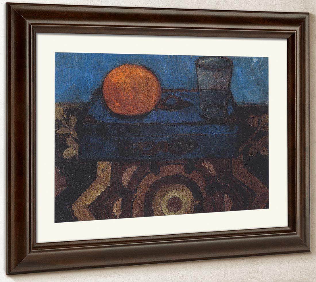 Still Life With Blue Box By Paula Modersohn Becker Fine Art Print