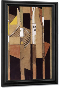 Still Life With Bottle And Cigars By Juan Gris Fine Art Print