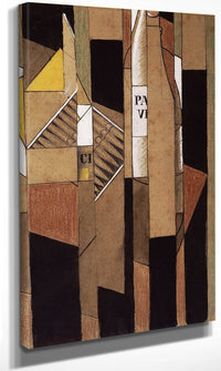 Still Life With Bottle And Cigars By Juan Gris Fine Art Print