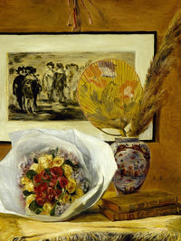 Still Life With Bouquet 1 By Pierre Auguste Renoir Fine Art Print