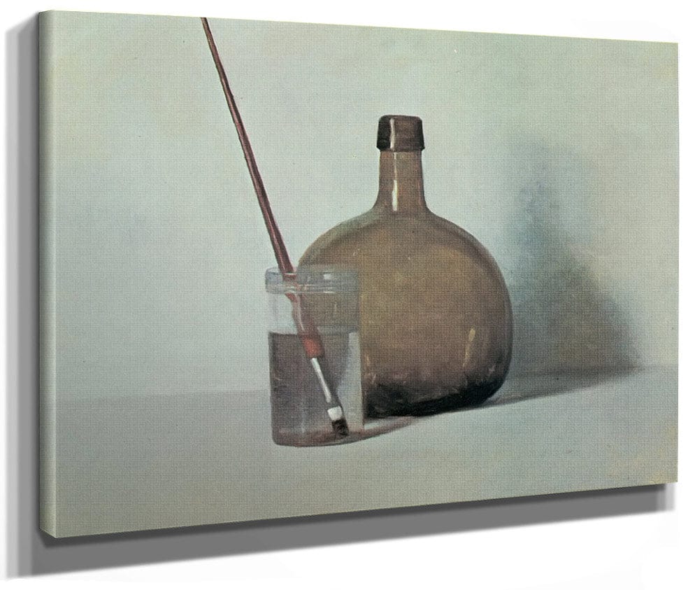 Still Life With Brush By NC Wyeth Fine Art Print