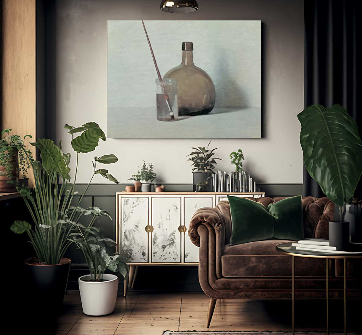 Still Life With Brush By NC Wyeth Fine Art Print