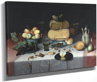 Still Life With Cheeses By Floris Claesz Van Dyck Fine Art Print