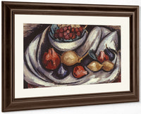 Still Life With Compote And Fruit By Marsden Hartley Fine Art Print
