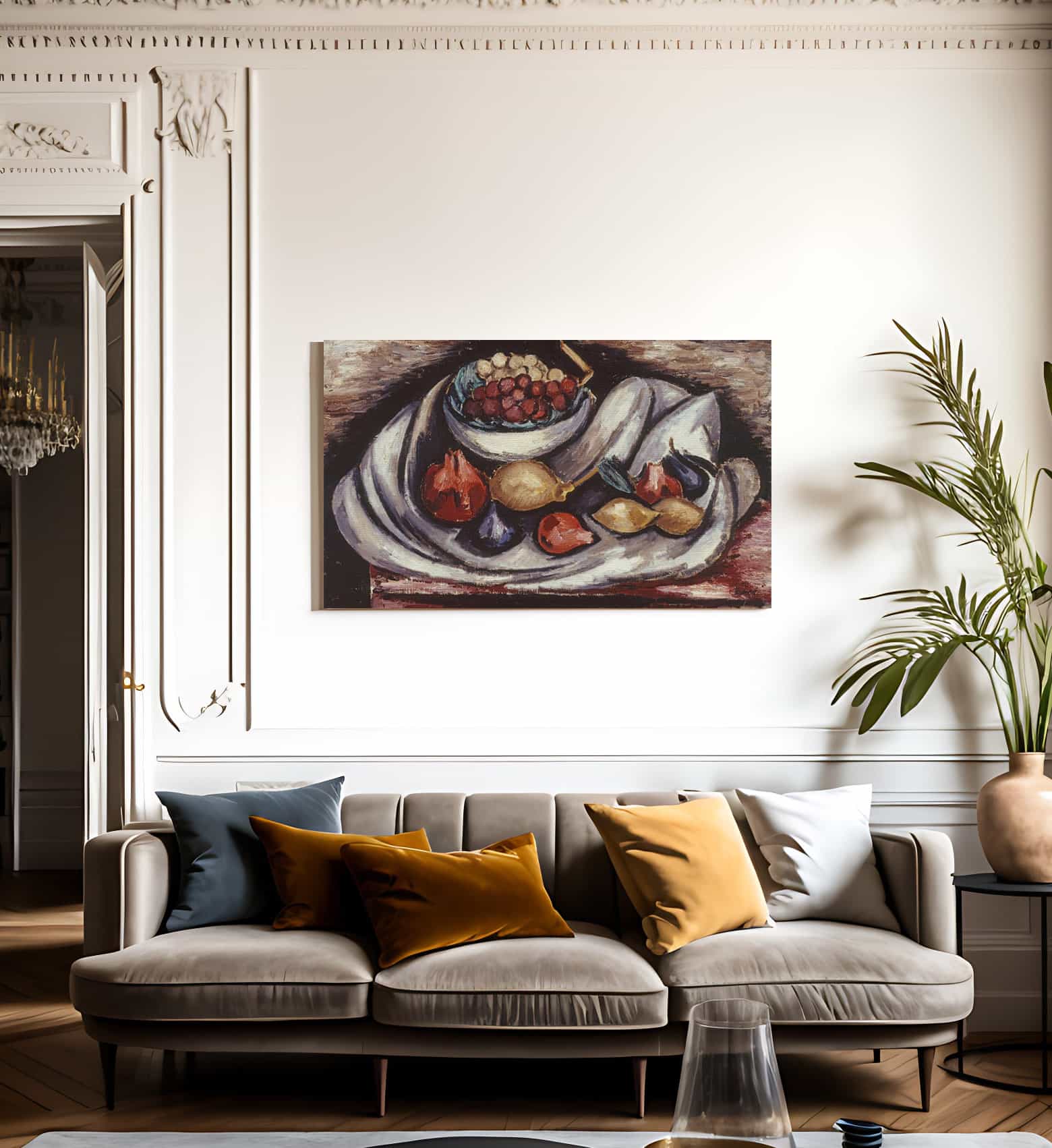 Still Life With Compote And Fruit By Marsden Hartley Fine Art Print