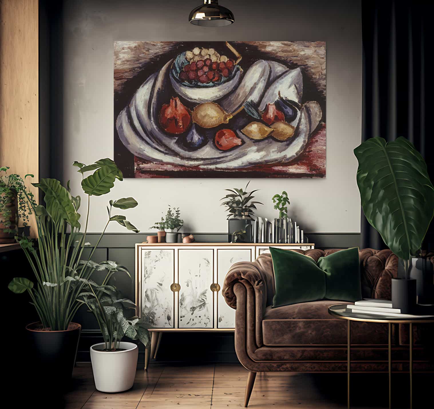 Still Life With Compote And Fruit By Marsden Hartley Fine Art Print