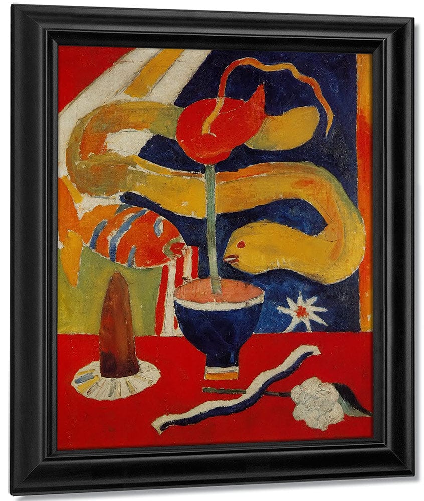 Still Life With Eel By Marsden Hartley Fine Art Print