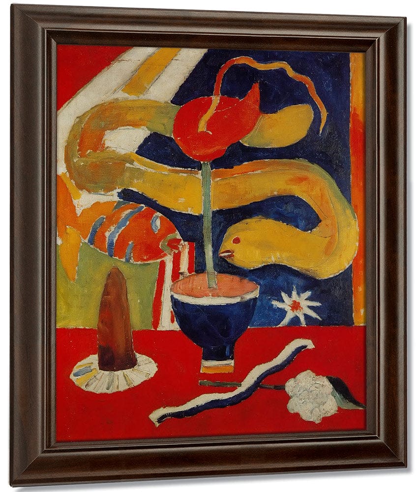 Still Life With Eel By Marsden Hartley Fine Art Print