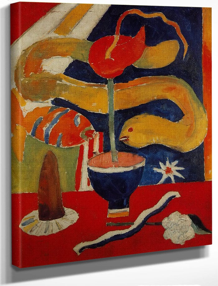 Still Life With Eel By Marsden Hartley Fine Art Print