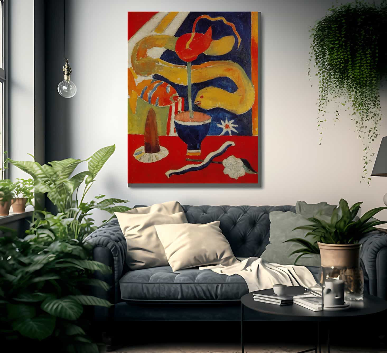 Still Life With Eel By Marsden Hartley Fine Art Print