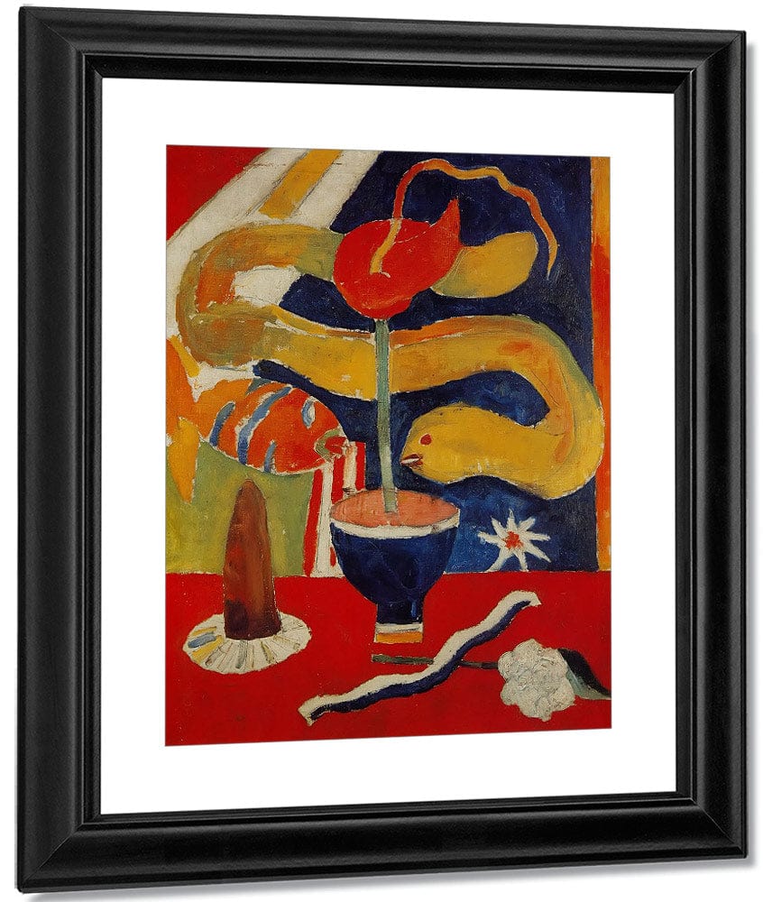 Still Life With Eel By Marsden Hartley Fine Art Print
