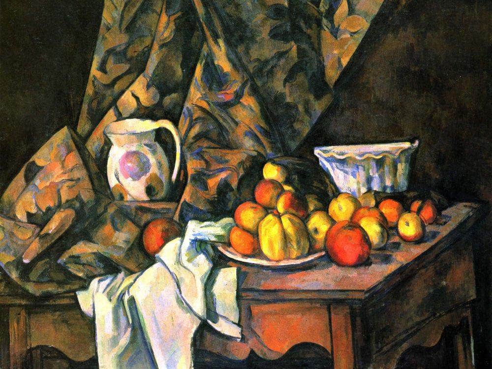 Still Life With Flower Holder 1905 By Paul Cezanne Fine Art Print