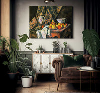 Still Life With Flower Holder 1905 By Paul Cezanne Fine Art Print