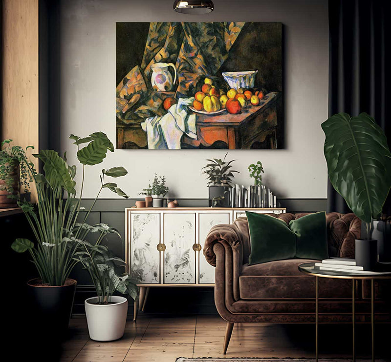 Still Life With Flower Holder 1905 By Paul Cezanne Fine Art Print