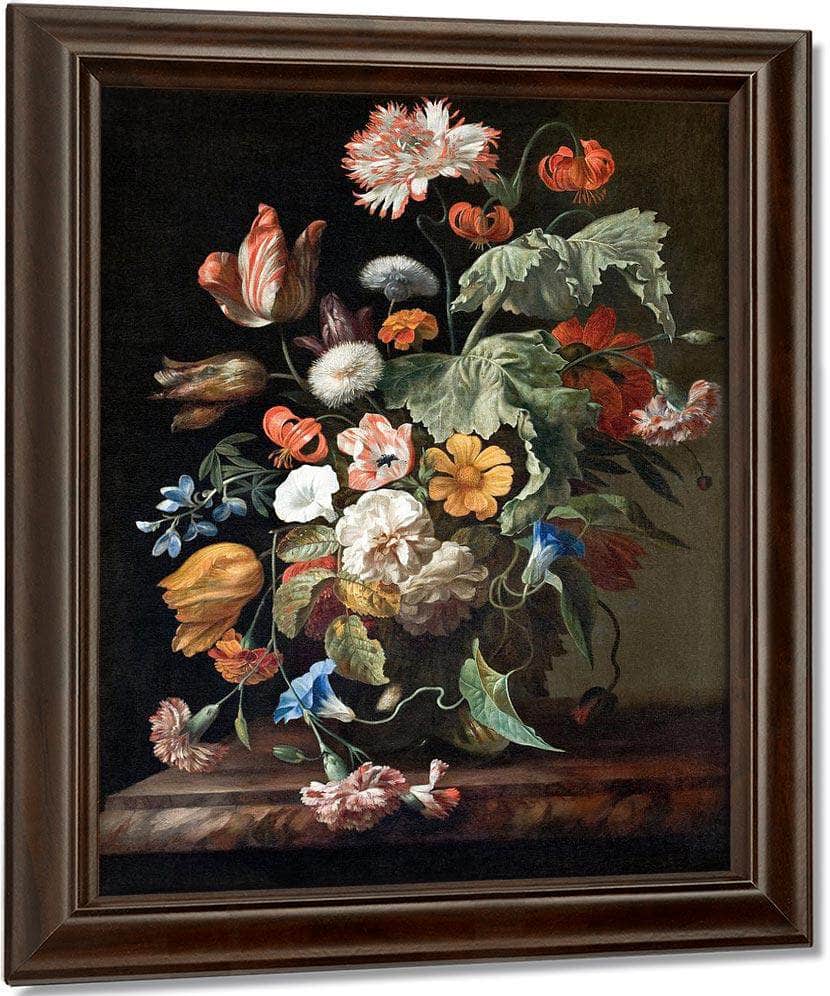 Still Life With Flowers 1700 By Rachel Ruysch Fine Art Print