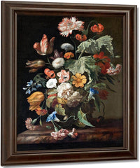 Still Life With Flowers 1700 By Rachel Ruysch Fine Art Print