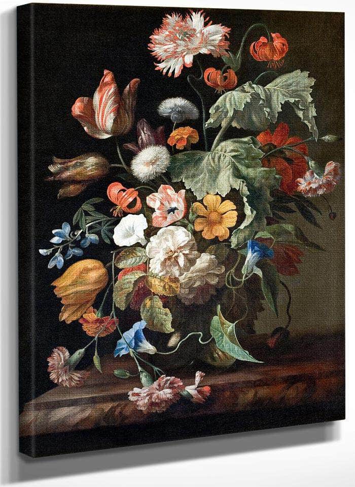 Still Life With Flowers 1700 By Rachel Ruysch Fine Art Print
