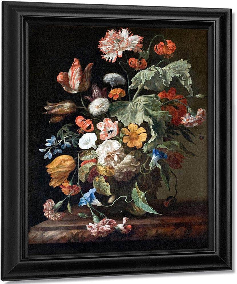 Still Life With Flowers By Rachel Ruysch Fine Art Print