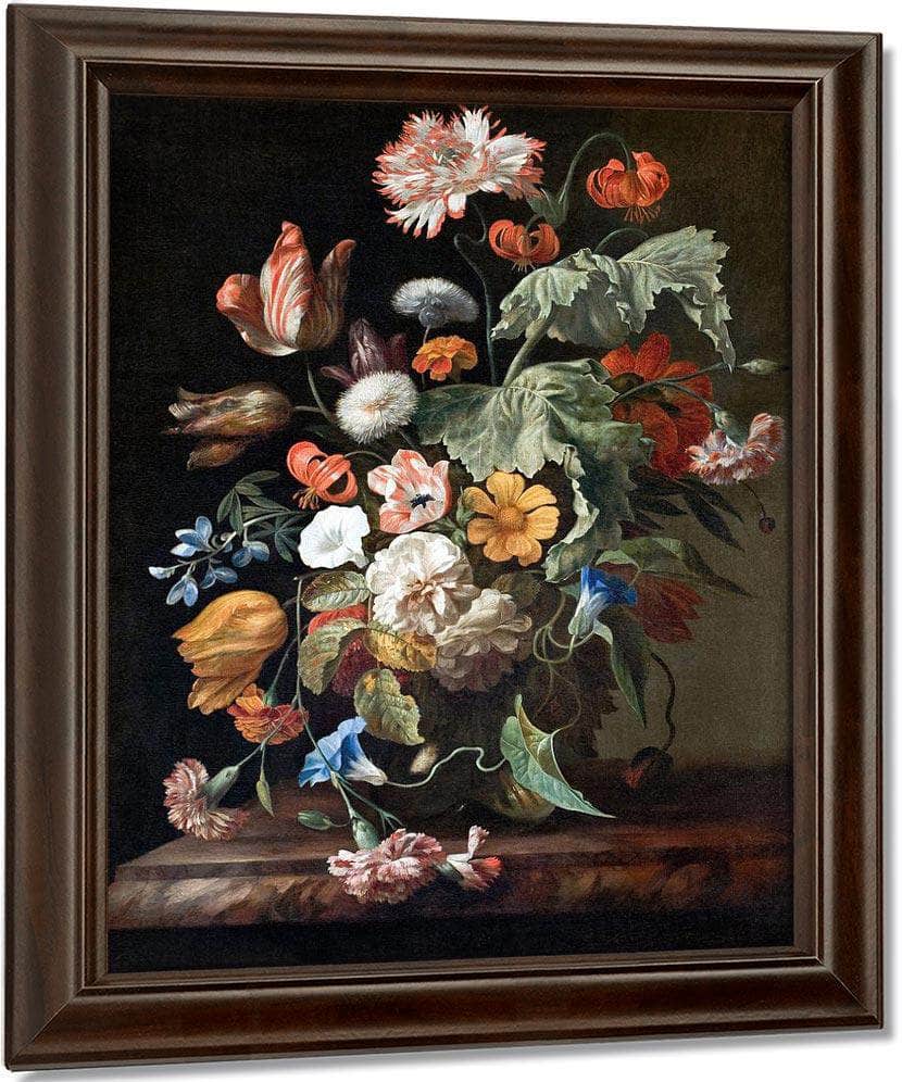 Still Life With Flowers By Rachel Ruysch Fine Art Print