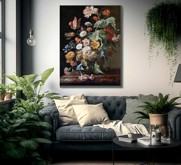 Still Life With Flowers By Rachel Ruysch Fine Art Print