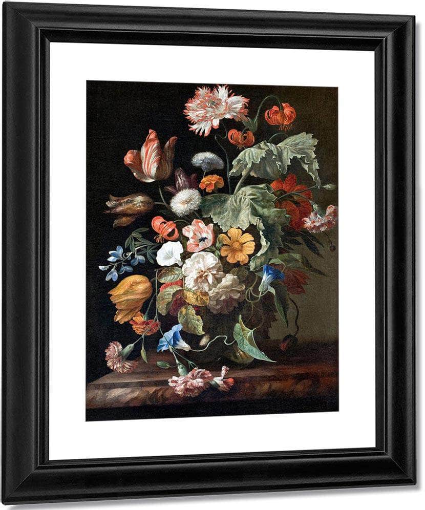 Still Life With Flowers By Rachel Ruysch Fine Art Print